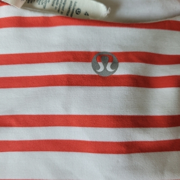 Lululemon Run: Fast Track TankTwin Stripe Love Red - Picture 7 of 8